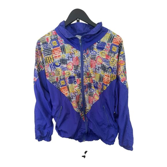 Other Jackets & Blazers - Vintage 80s 90s Colorblock Abstract Graphic Windbreaker Multicolor Size M/L